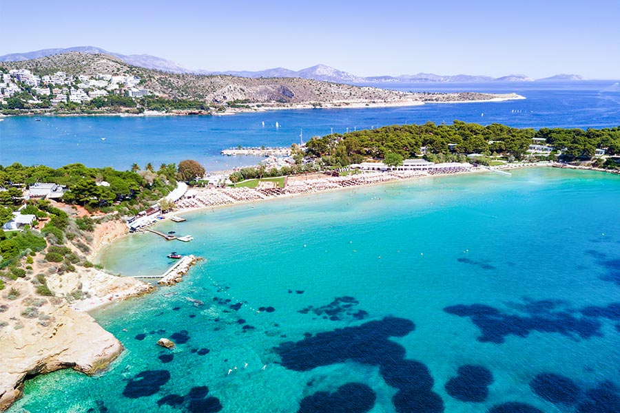 athens beaches