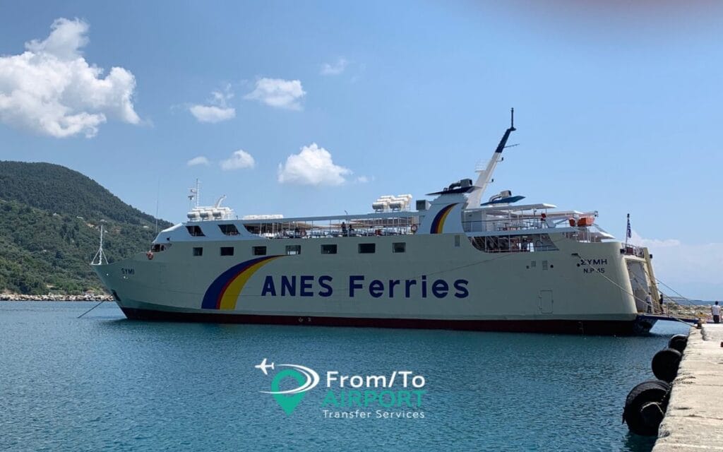 From Athens Airport to Mantoudi Port