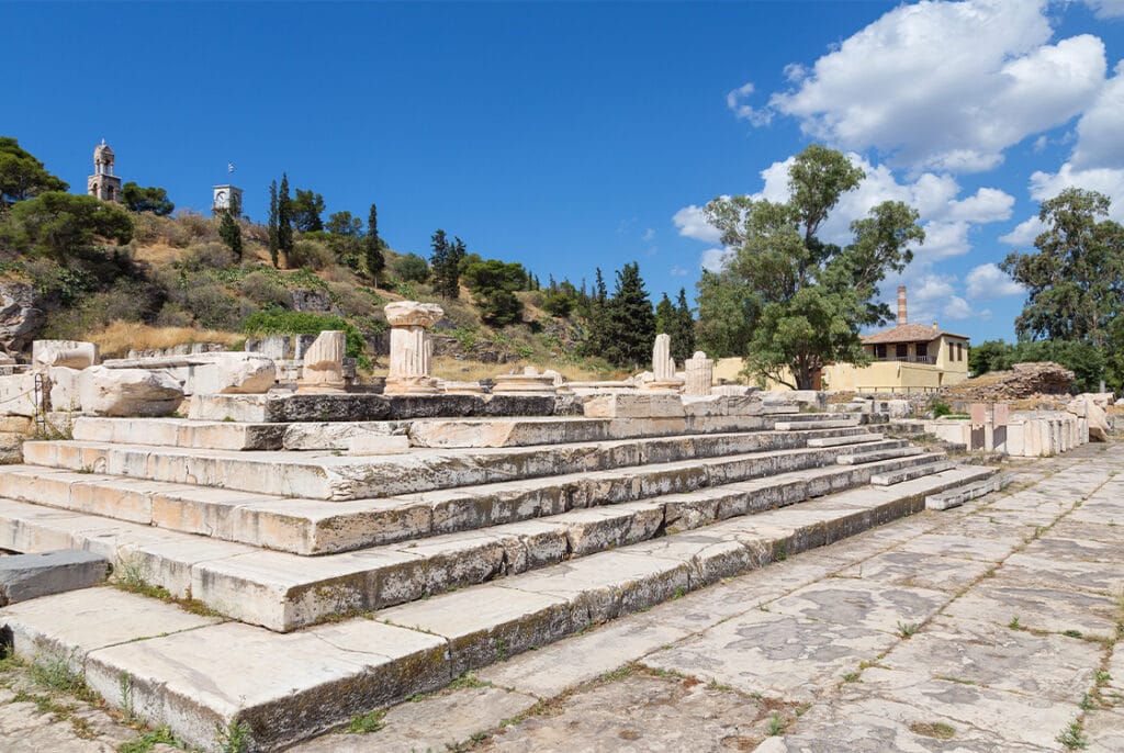 The Temple of Demeter in Eleusis