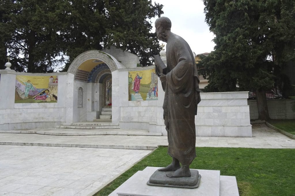 The Route that Apostle Paul followed in Greece